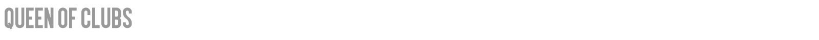 Queen Of Clubs font preview